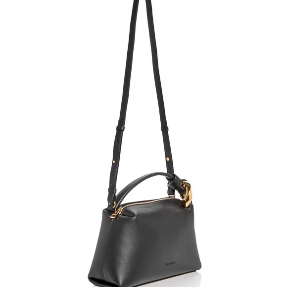 💥NWT💥JW ANDERSON Two-way Black and Gold Corner Bag with Elegant GHW Design✨ - Picture 4 of 6